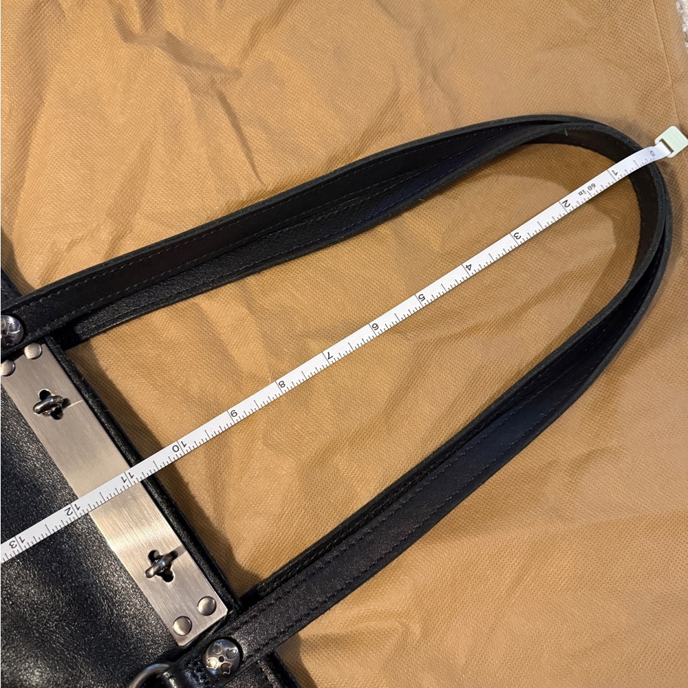 Patricia Nash Benvenuto Studded Black Tote - Picture 9 of 11